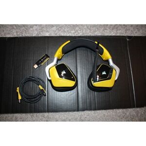 Corsair Void RGB Elite Wireless Gaming Headset Unisex OS Yellow 7.1 Surround